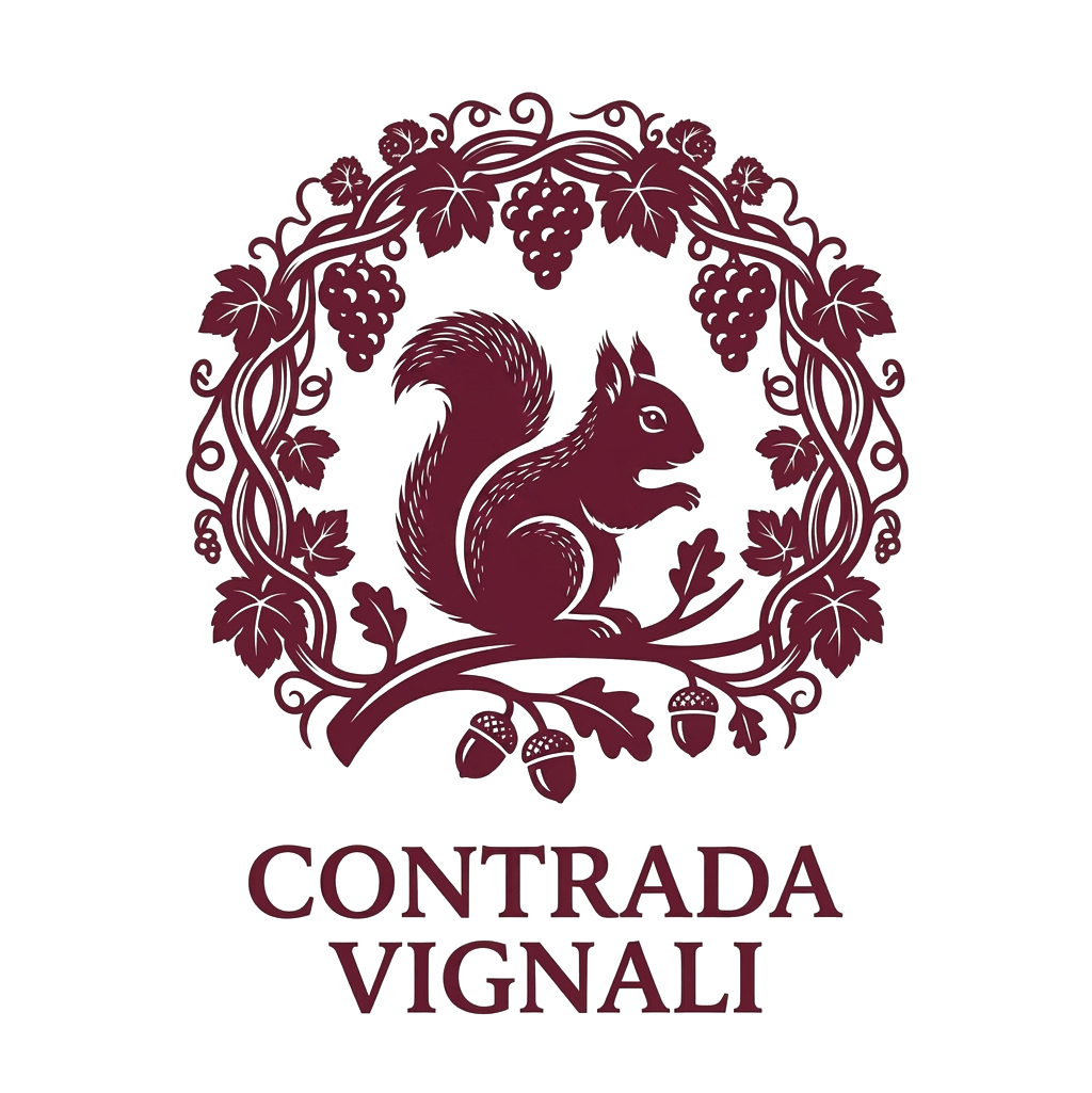 Logo Contrada Vignali — lo scoiattolo